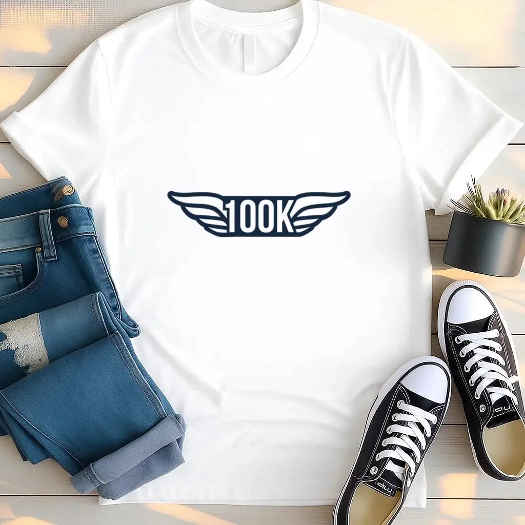 Badges Cut Out 100k T Shirt