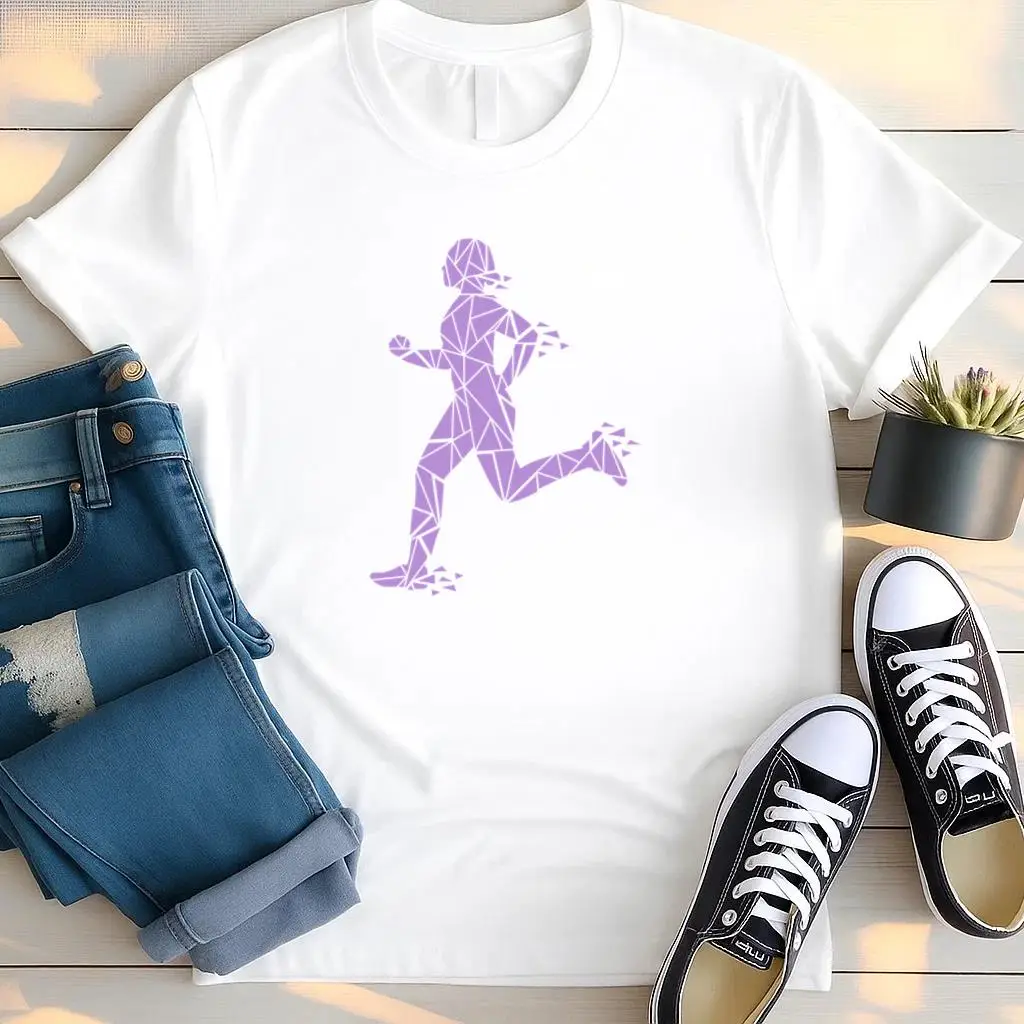 Boy Geometric Runner T Shirt