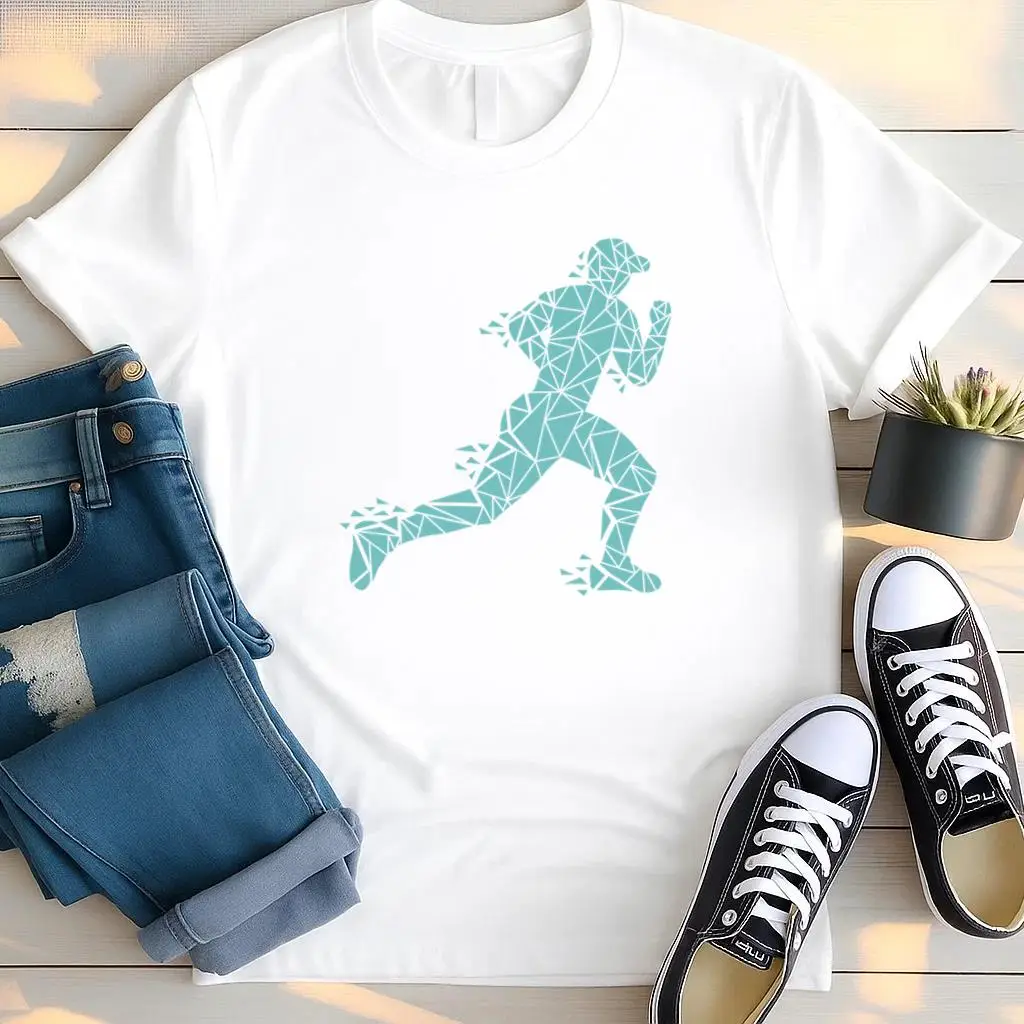 Boy Geometric Running T Shirt