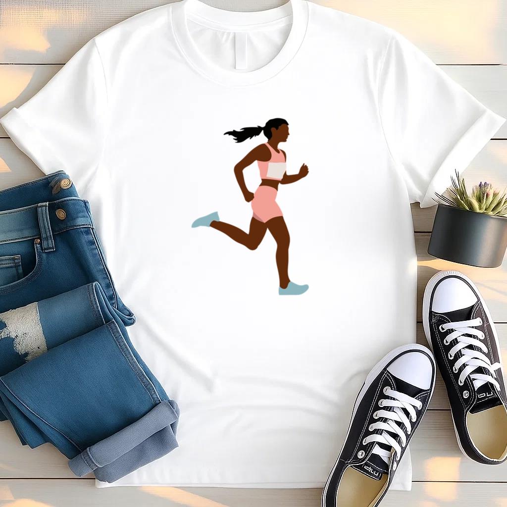 Girl Flat Running T Shirt