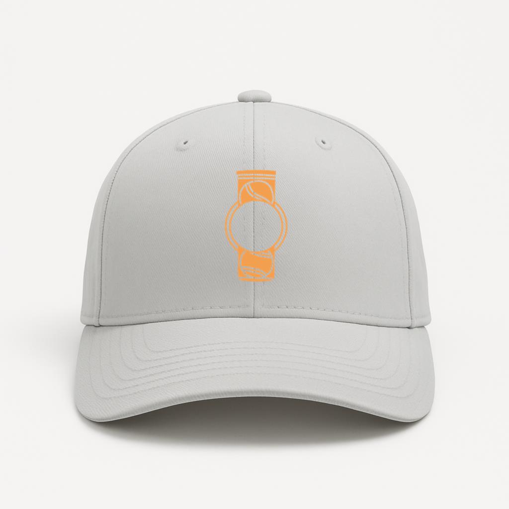 Orange Tennis Balls Badge Cap