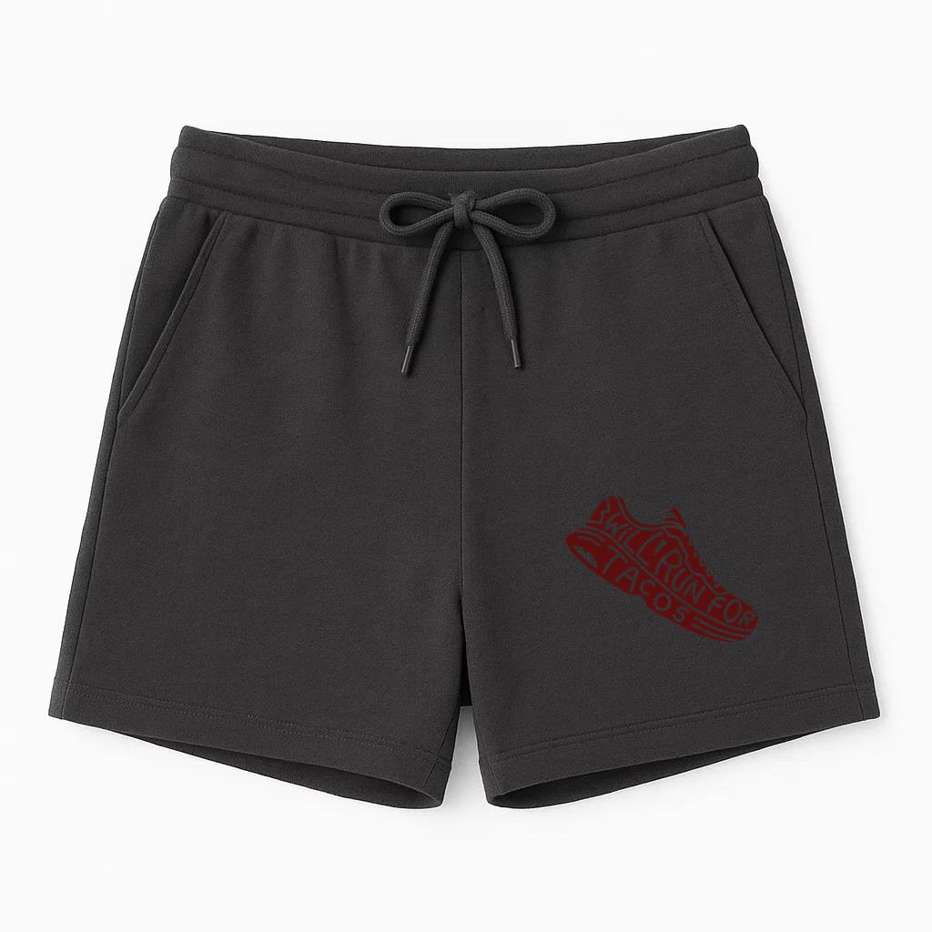 Run For Tacos Sports Shoe Quote Short