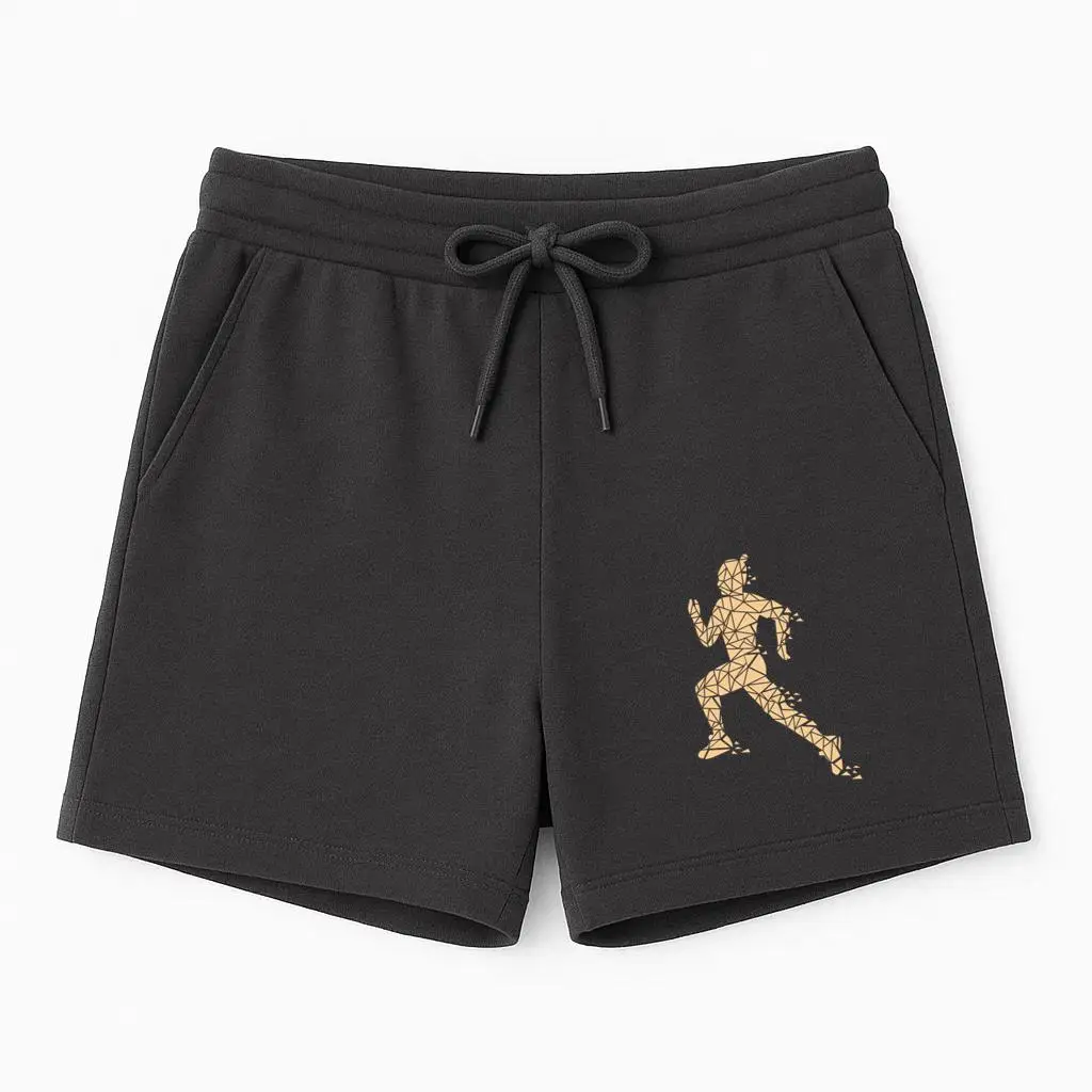 Runner Geometric Man Short