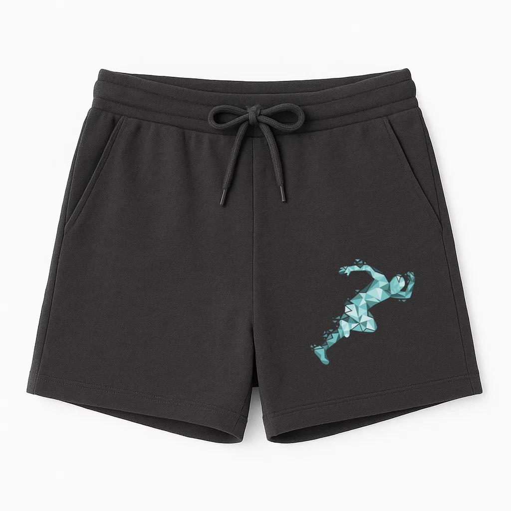 Runners Geometric People Short