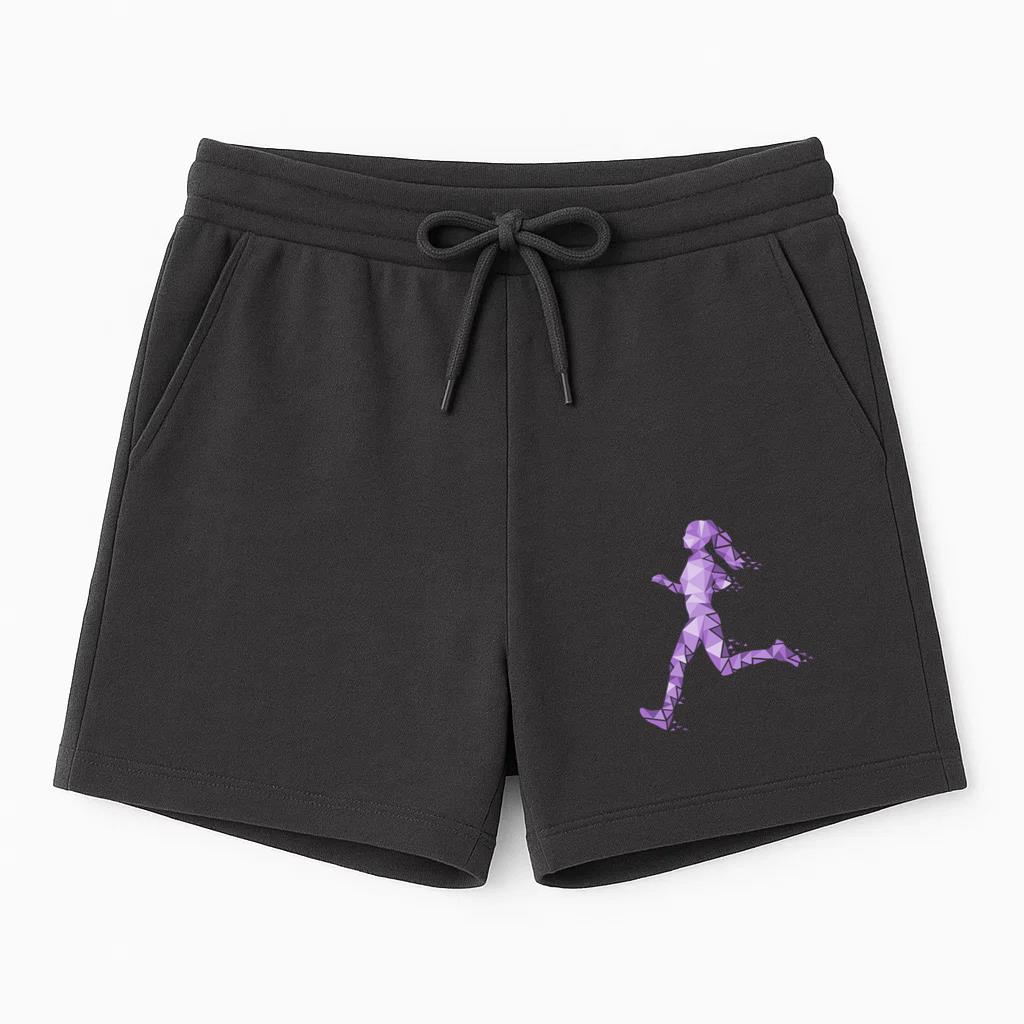Runners Geometric Woman Short