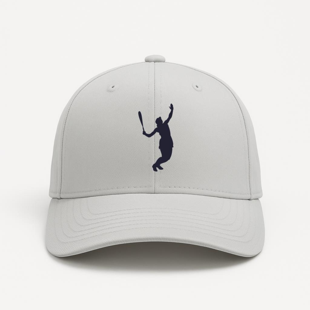 Silhouette Woman Tennis Player Cap