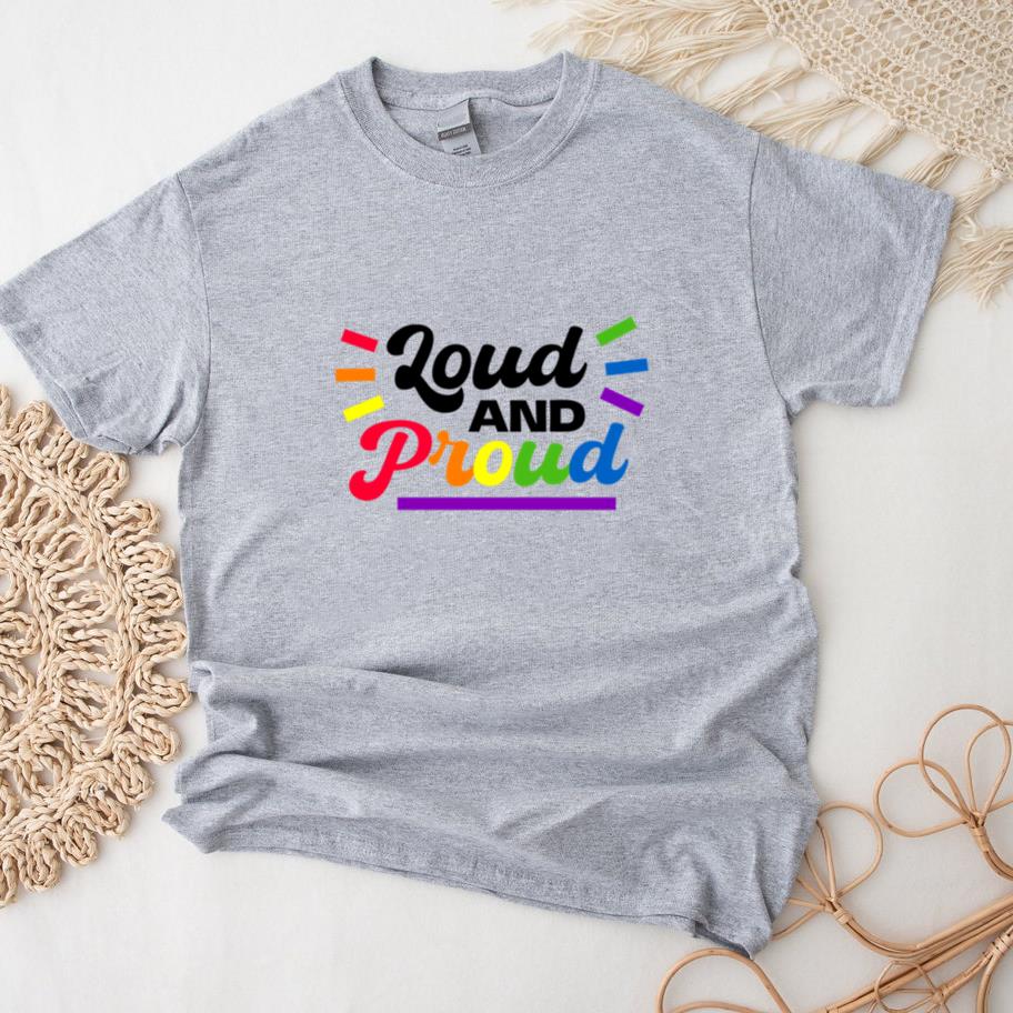 Vibrant Pride Graphic Design With Bold Text T-Shirt