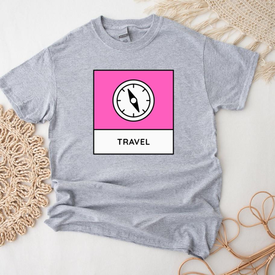 Vibrant Travel Compass Design T-Shirt