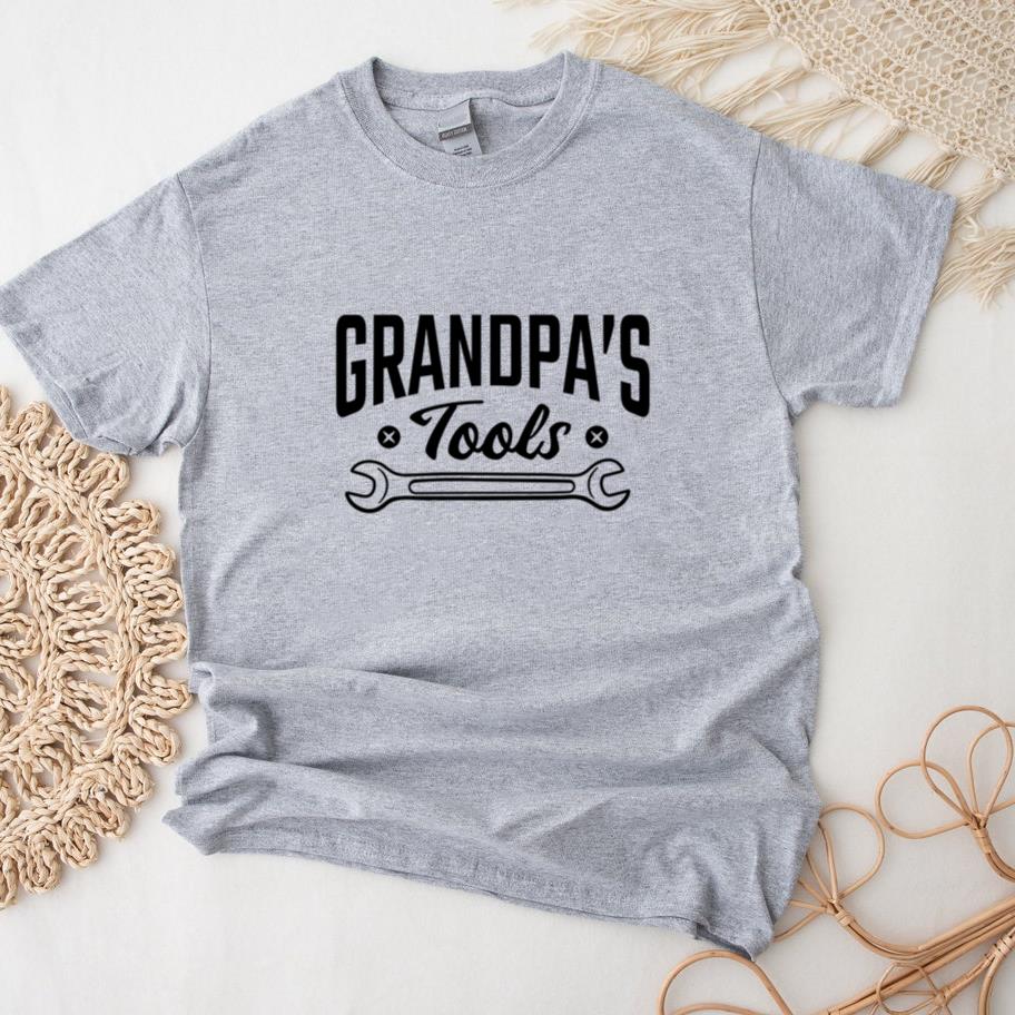 Vintage Grandpas Tools Graphic Design T-Shirt