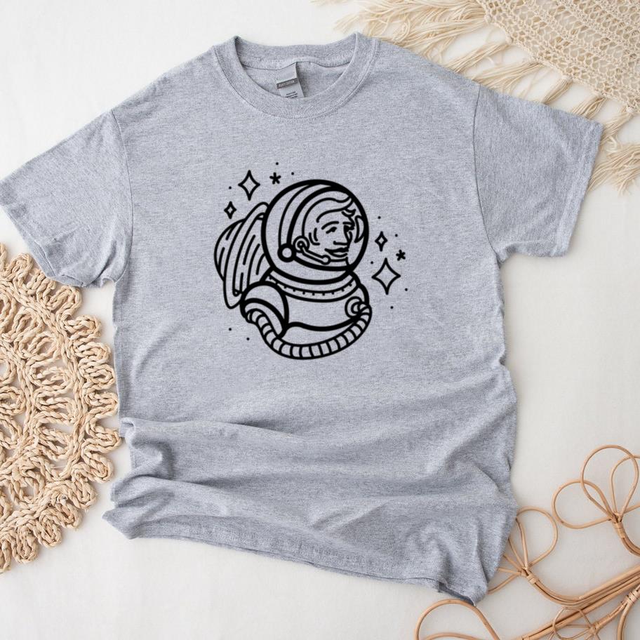Vintage Style Astronaut Graphic Design For Design T-Shirt